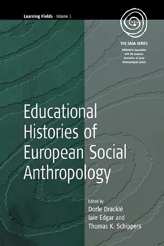 Educational Histories of European Social Anthropology cover