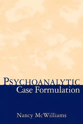 Psychoanalytic Case Formulation cover