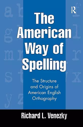 The American Way of Spelling cover