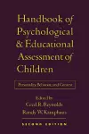 Handbook of Psychological and Educational Assessment of Children, Second Edition cover