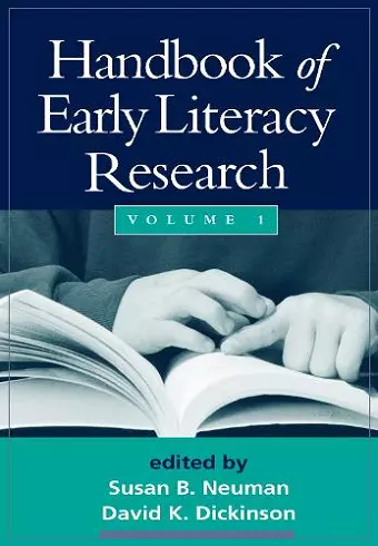 Handbook of Early Literacy Research, Volume 1, Adapted cover