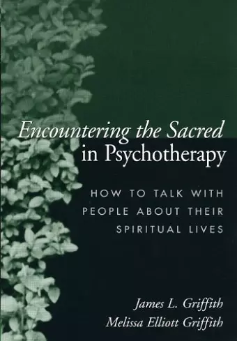 Encountering the Sacred in Psychotherapy cover