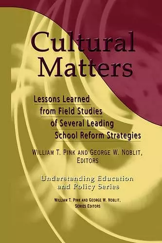 Cultural Matters cover