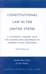 Constitutional Law in the United States cover