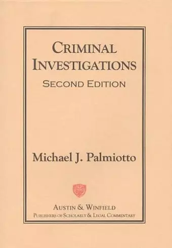 Criminal Investigations cover