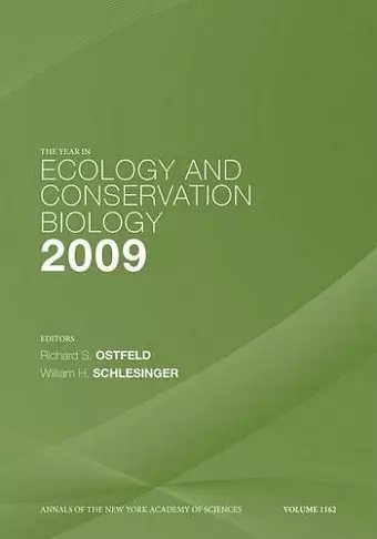 The Year in Ecology and Conservation Biology 2009, Volume 1162 cover