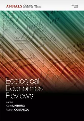 Ecological Economics Reviews, Volume 1186 cover