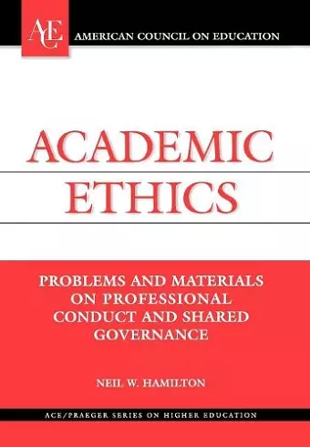 Academic Ethics cover