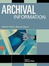 Archival Information cover
