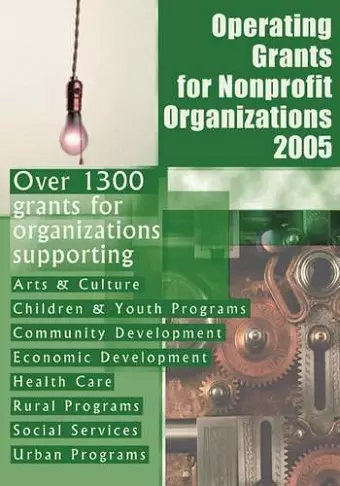 Operating Grants for Nonprofit Organizations 2005 cover