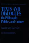 Texts and Dialogues cover