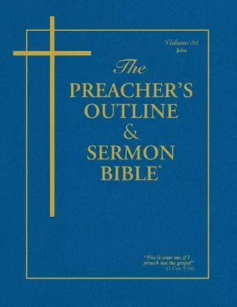 Preacher's Outline & Sermon Bible-KJV-John cover