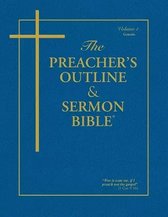 Preacher's Outline & Sermon Bible-KJV-Genesis 1 cover