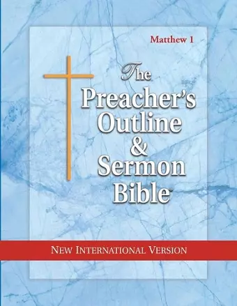 Preacher's Outline & Sermon Bible-NIV-Matthew 1 cover