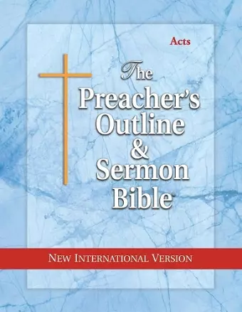 Preacher's Outline & Sermon Bible-NIV-Acts cover