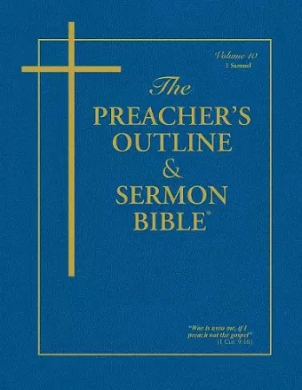 Preacher's Outline & Sermon Bible-KJV-1 Samuel cover