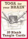 Yoga for Your Brain - 20 Blank Tangle Cards cover