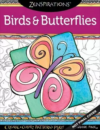 Zenspirations Coloring Book Birds & Butterflies cover