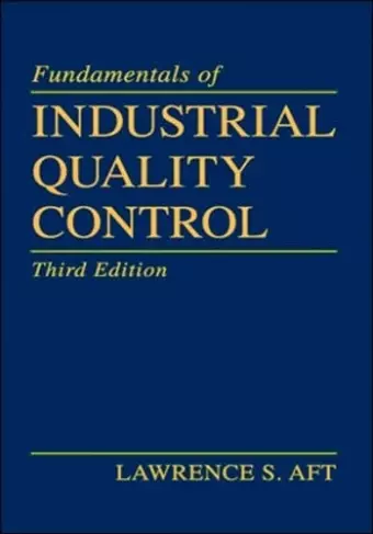 Fundamentals of Industrial Quality Control cover