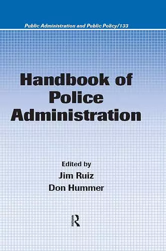 Handbook of Police Administration cover