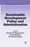 Sustainable Development Policy and Administration cover