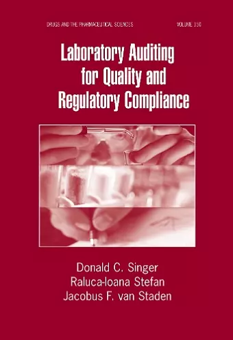 Laboratory Auditing for Quality and Regulatory Compliance cover