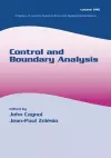 Control and Boundary Analysis cover