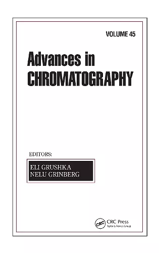 Advances in Chromatography cover