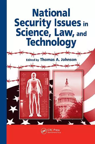 National Security Issues in Science, Law, and Technology cover