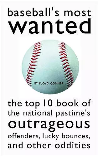 Baseball'S Most Wanted™ cover