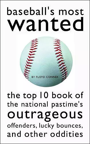 Baseball's Most Wanted cover