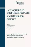 Developments in Solid Oxide Fuel Cells and Lithium Ion Batteries cover