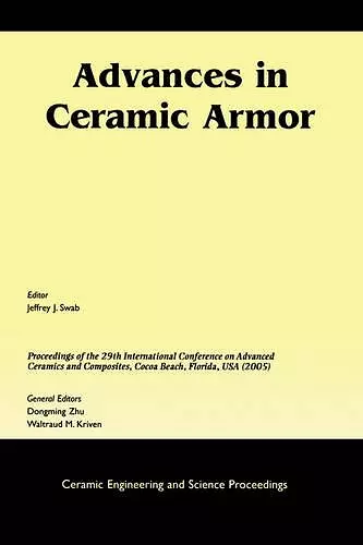 Advances in Ceramic Armor cover