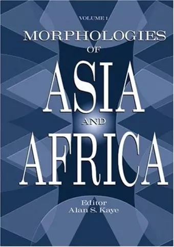 Morphologies of Asia and Africa cover