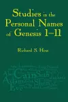 Studies in the Personal Names of Genesis 1–11 cover