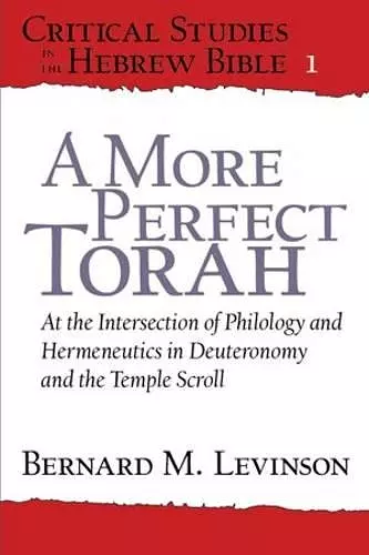 A More Perfect Torah cover