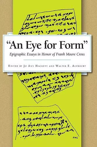 An Eye for Form” cover