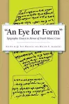 An Eye for Form” cover