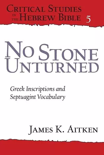 No Stone Unturned cover