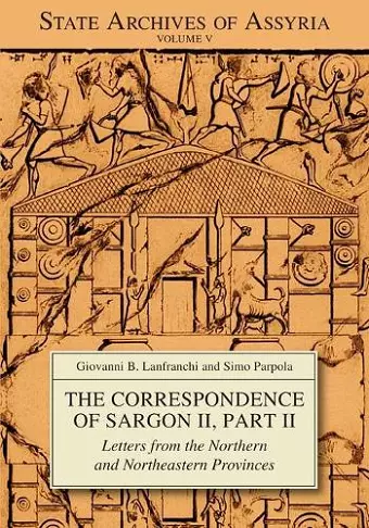 The Correspondence of Sargon II, Part II cover