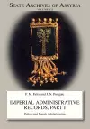 Imperial Administrative Records, Part I cover