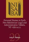 Personal Names in Early Neo-Babylonian Legal and Administrative Tablets, 747-626 B.C.E. cover