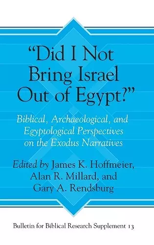 “Did I Not Bring Israel Out of Egypt?” cover