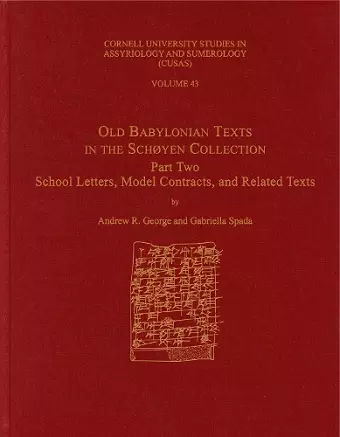 Old Babylonian Texts in the Schøyen Collection, Part Two cover