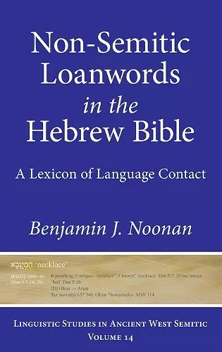 Non-Semitic Loanwords in the Hebrew Bible cover