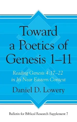 Toward a Poetics of Genesis 1–11 cover