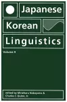 Japanese/Korean Linguistics, Volume 9 cover