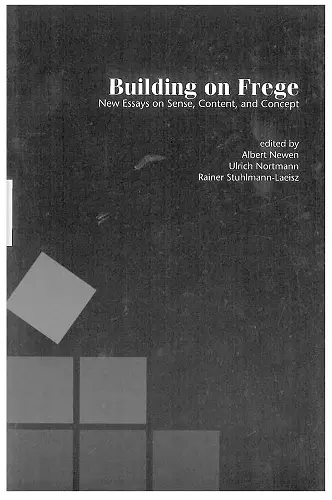 Building on Frege cover