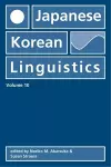 Japanese/Korean Linguistics, Volume 10 cover