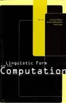 Linguistic Form and Its Computation cover